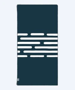 Watery Microfiber Håndkle - Eco Nebraska - Mørkeblå