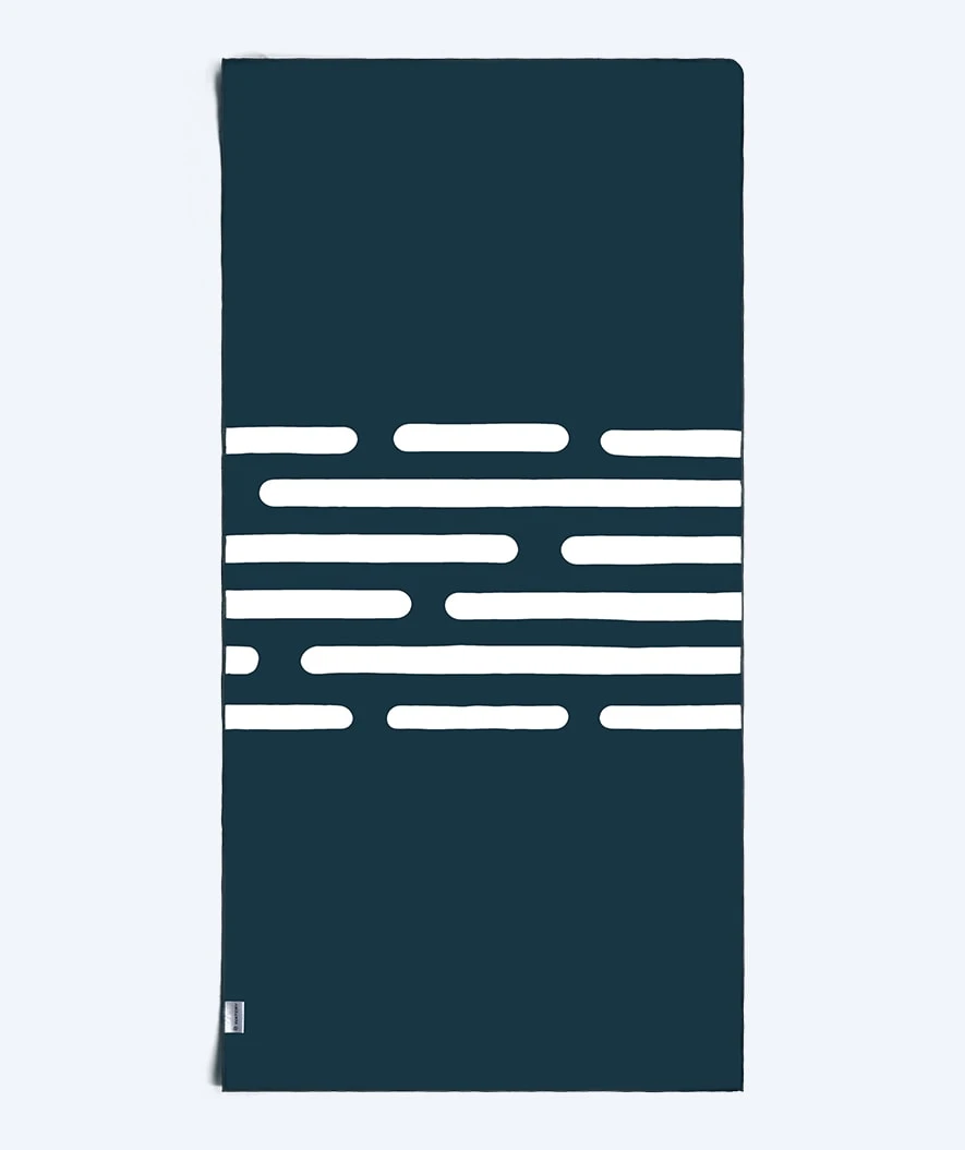 Watery Microfiber Håndkle - Eco Nebraska - Mørkeblå