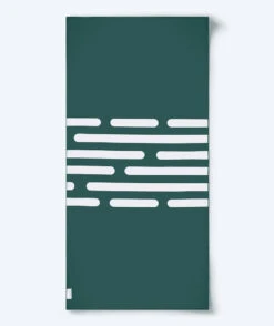 Watery Microfiber Håndkle - Eco Nebraska - Dust Grønn