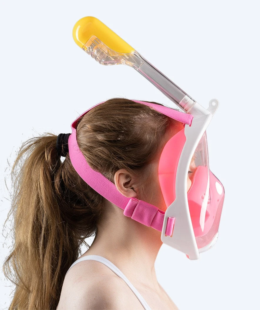 Watery Full Face Snorkelmaske For Voksne - Rosa - Bilde 8