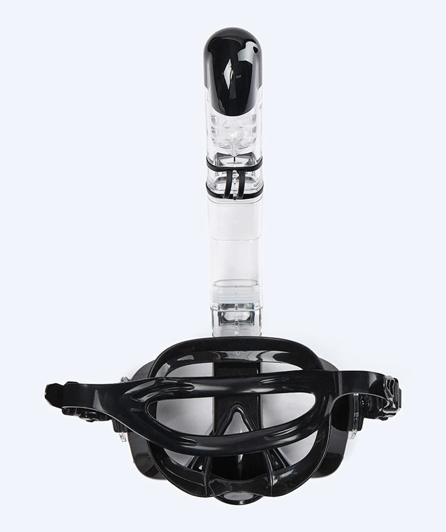 Watery Full Face Snorkelmaske For Voksne - Pearl - Svart - Bilde 3