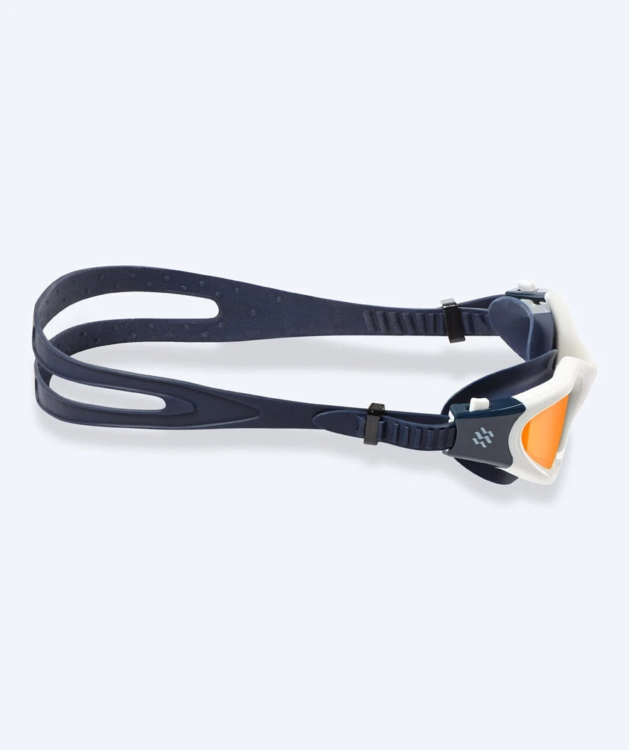 Watery Svømmebriller Til Trening - Raven Mirror - Mørkeblå/gull - Bilde 4