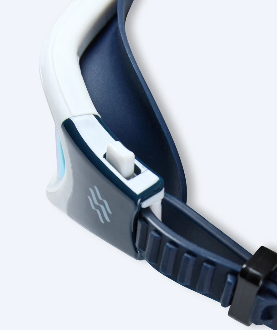 Watery Svømmebriller Til Trening - Raven Mirror - Mørkeblå/gull - Bilde 5