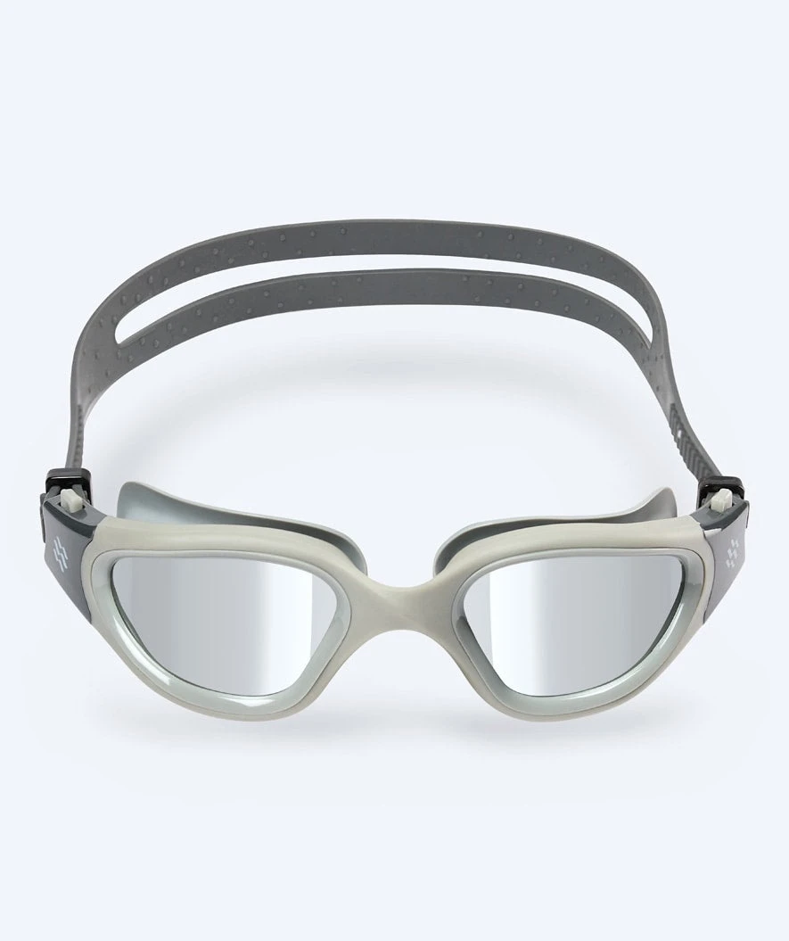 Watery Svømmebriller Til Trening - Raven Mirror - Mørkegrå/sølv - Bilde 2