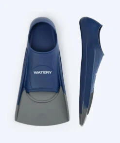 Watery Korte Svømmeføtter - Shimmer - Mørkeblå