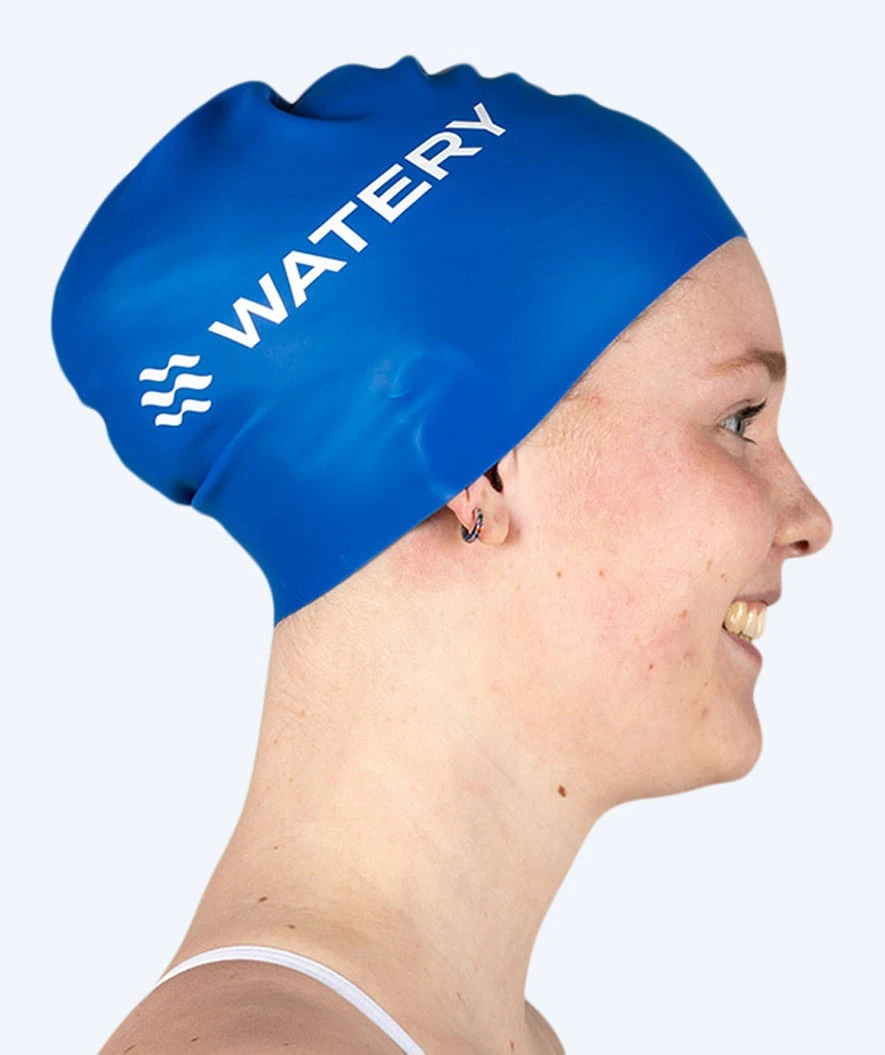 Watery Badehette - Signature - Royal Blue - Bilde 3