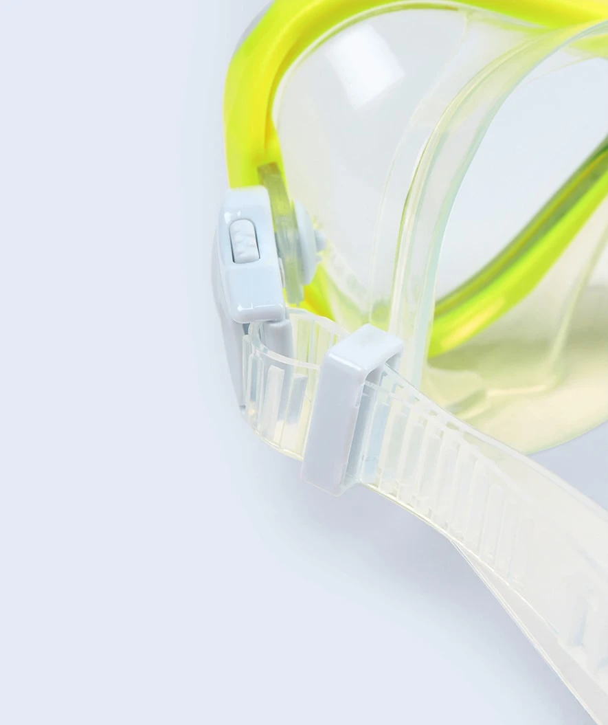 Watery Combo Snorkelsett Til Barn - Triton Full-dry - Gul - Bilde 4