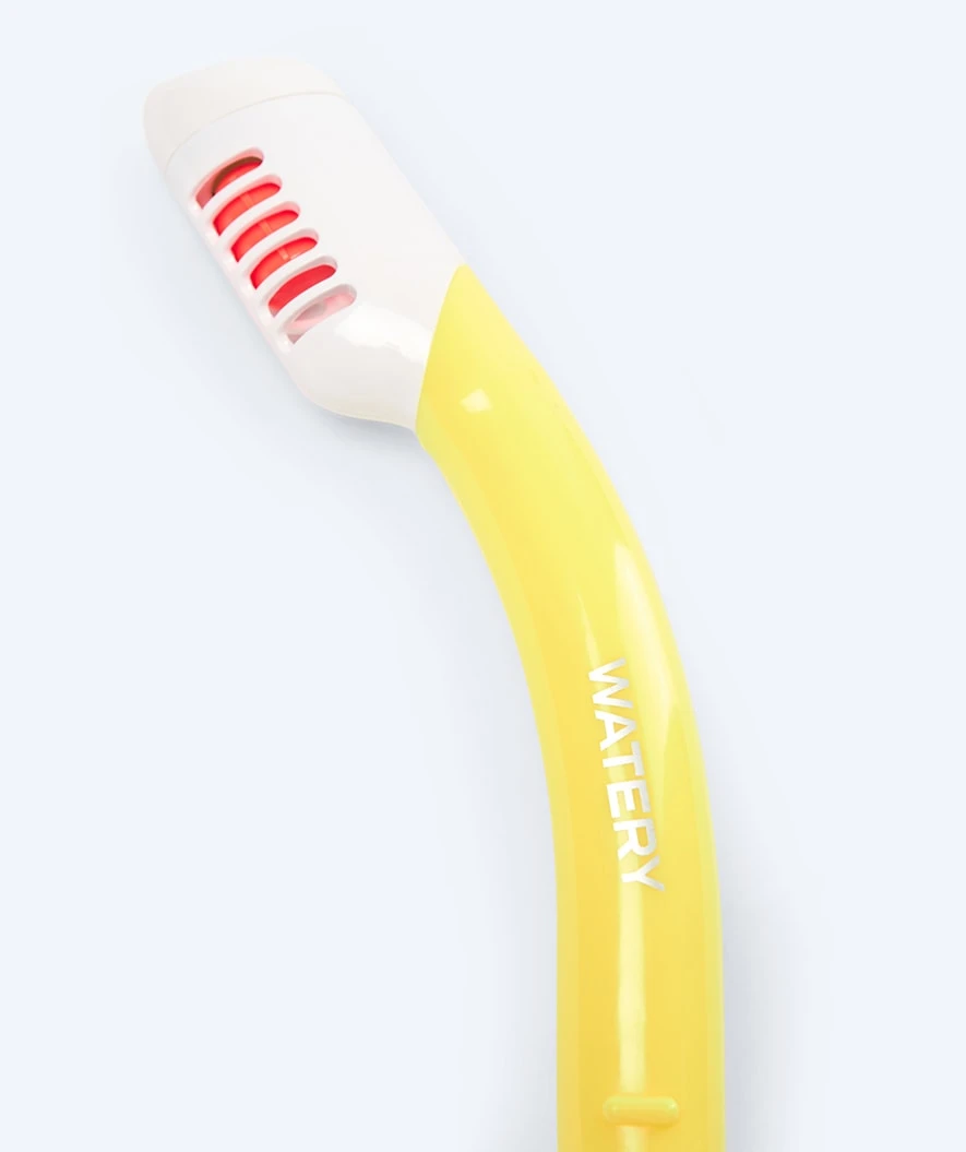 Watery Combo Snorkelsett Til Barn - Triton Full-dry - Gul - Bilde 7