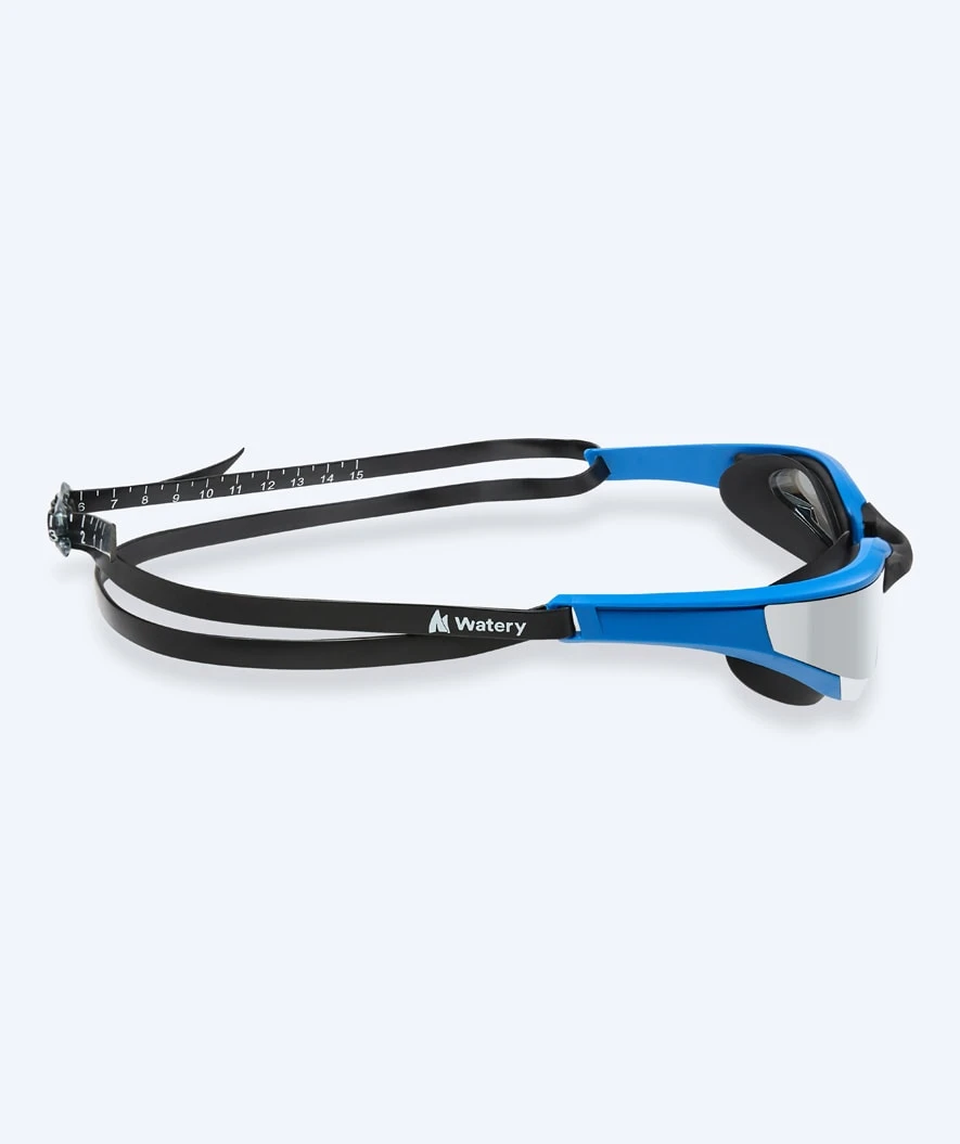 Watery Svømmebriller - Instinct Elite Mirror - Blå/sølv - Bilde 4