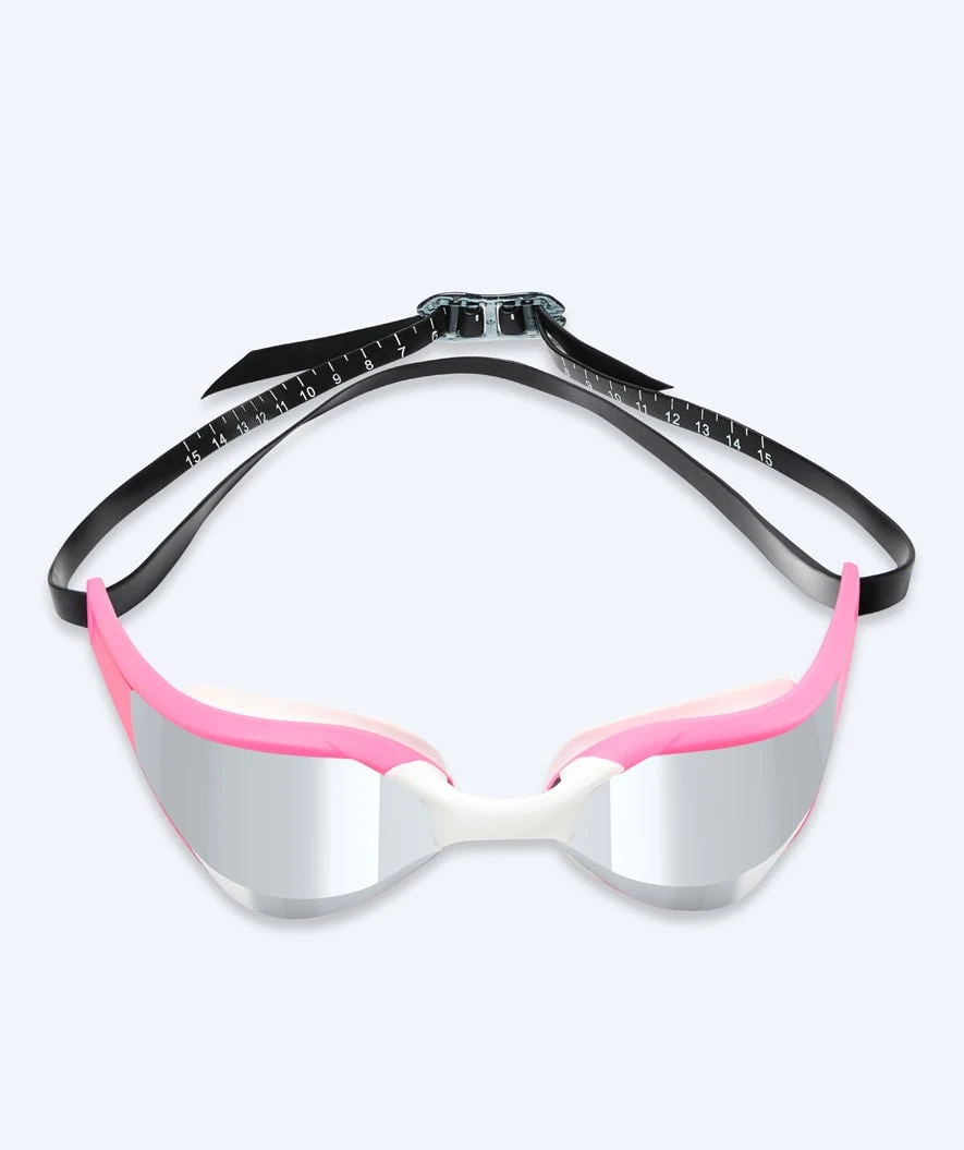 Watery Svømmebriller - Instinct Elite Mirror - Rosa/sølv - Bilde 2