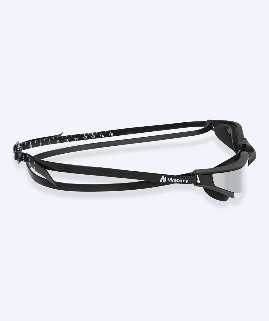 Watery Svømmebriller - Instinct Ultra Mirror - Svart/sølv - Bilde 4