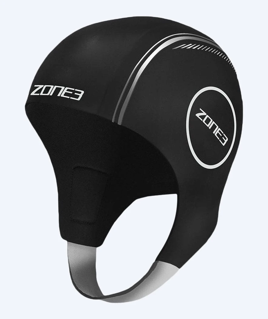 ZONE3 Neoprenhette - (4mm) - Svart/sølv