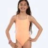 Watery Badedrakt For Jenter - Freestyler Solid - Coral
