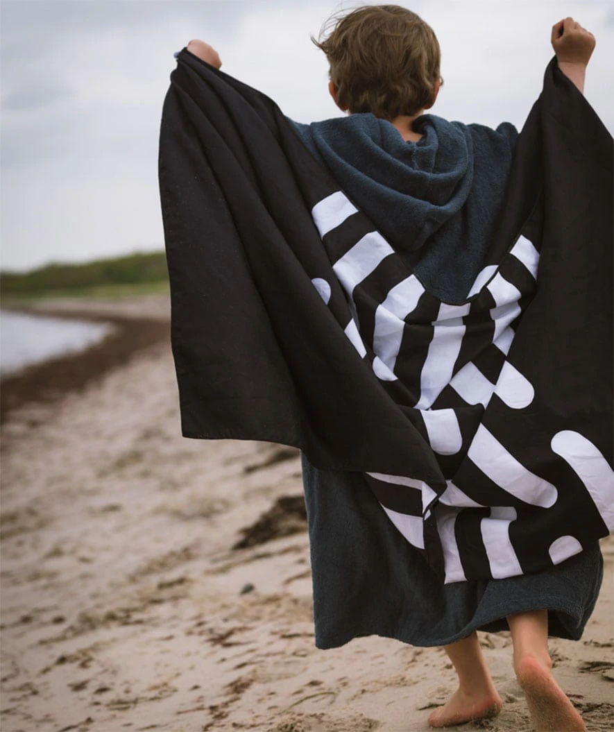 Watery Microfiber Håndkle - Eco Nebraska - Mørkeblå - Bilde 4