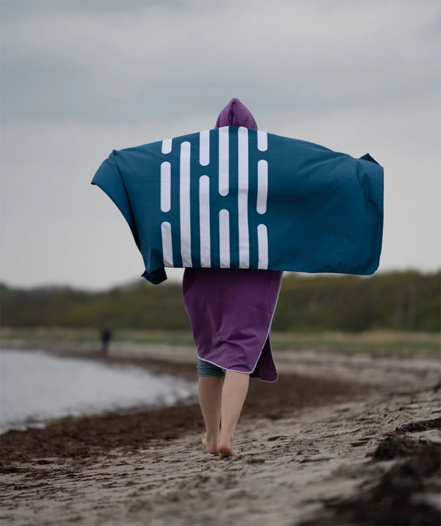 Watery Microfiber Håndkle - Eco Nebraska - Mørkeblå - Bilde 17